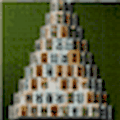 Mahjongg 3d (028) Chrome - 3d Pyramid