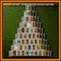 Mahjong 3d (028) Chrome - 3d Pyramid
