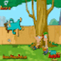Phinea and Ferb - Perry Kick Up